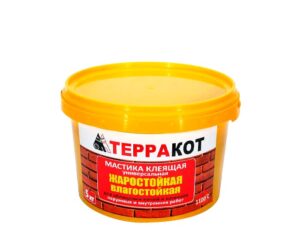 Мастика жаростойкая клеящая ТЕРРАКОТ, 5 кг