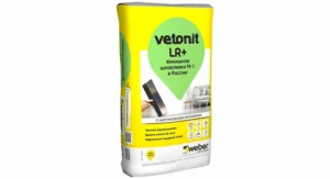 Шпаклевка финишная Vetonit LR+ для сухих помещений, 20 кг